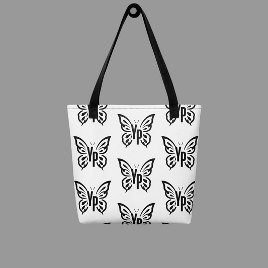 BFLY Logo Tote Bag - White