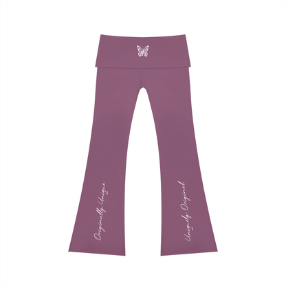 Women's High Rise Flared Bfly Yoga Pants