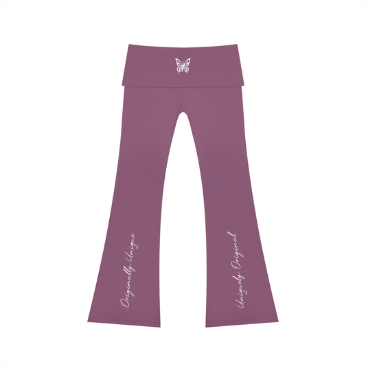 Women's High Rise Flared Bfly Yoga Pants