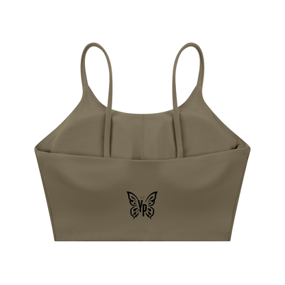 Bfly Logo Yoga Sports Bra