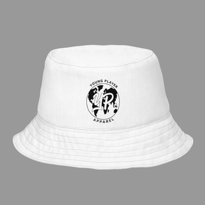 YP Logo Reversible Bucket Hat - White