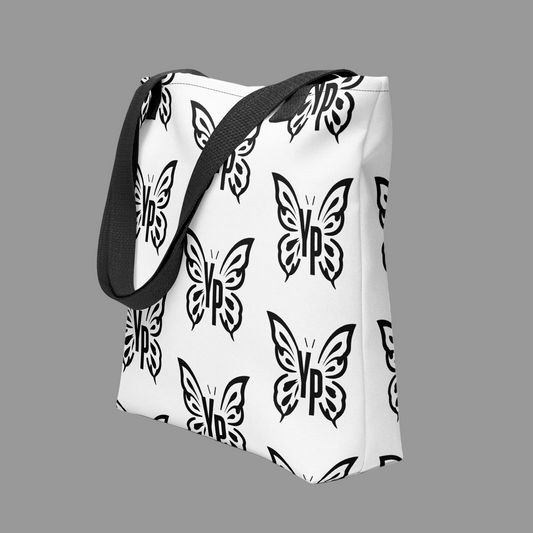 BFLY Logo Tote Bag - White